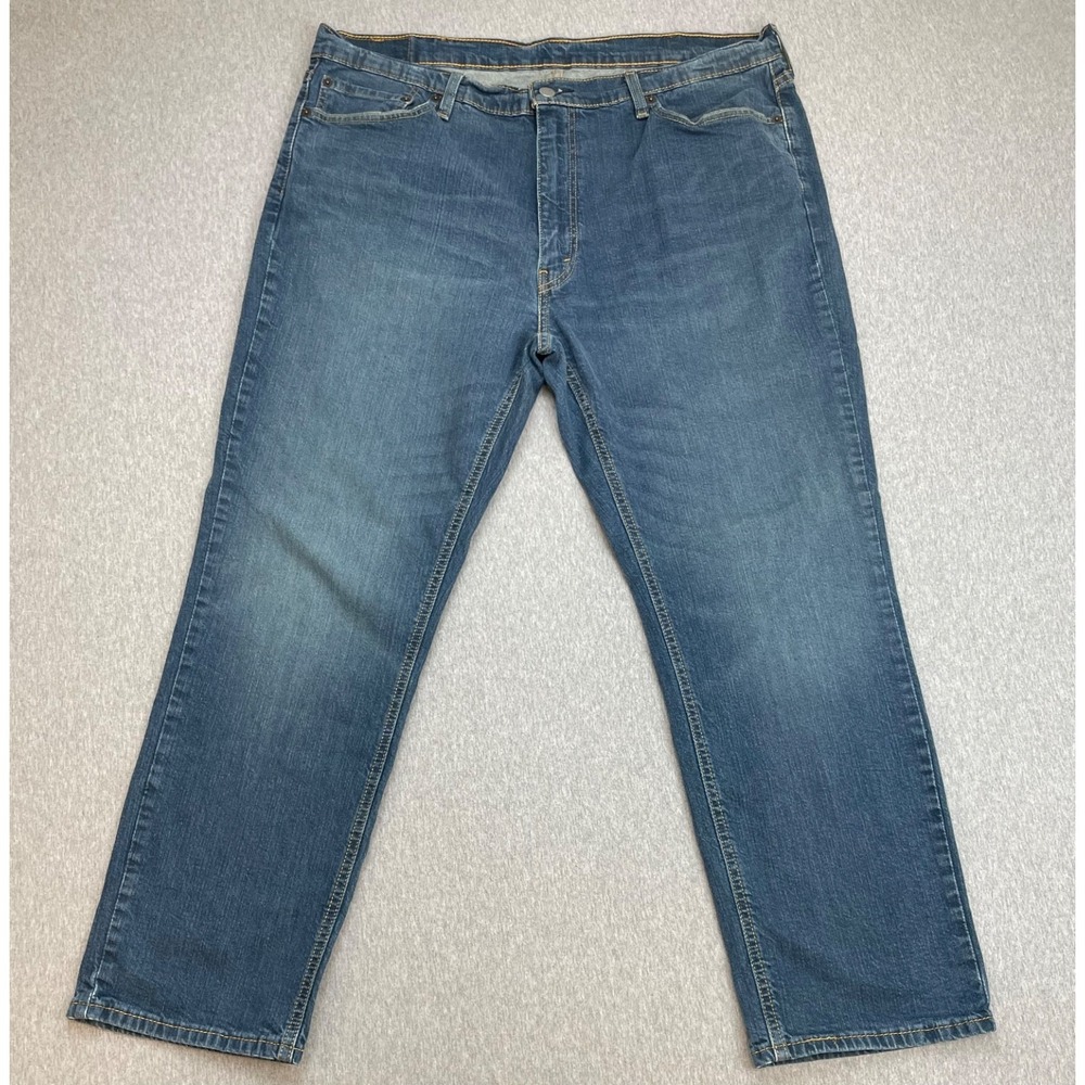 Levis 541 Mens 40 x 30 Blue Cotton Blend Stretch Athletic Tapper Fit